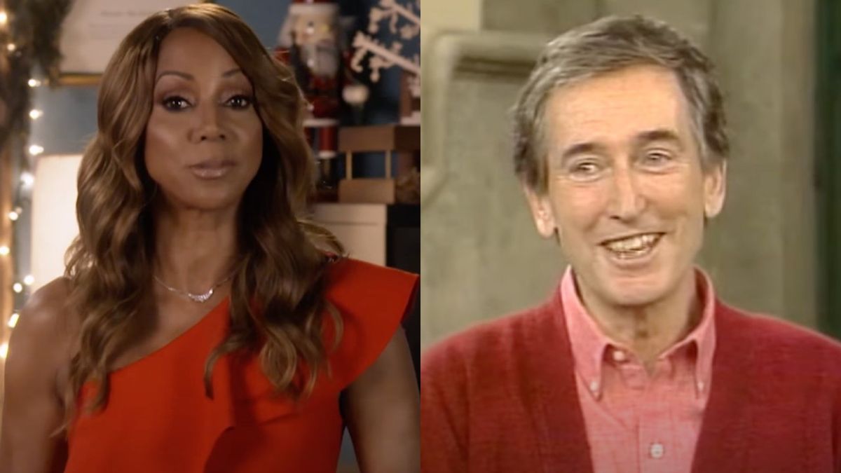 Holly Robinson Peete and Bob McGrath