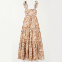 ZIMMERMANN Brighton tie-detailed tiered paisley-print cotton maxi dress, was £595, now £357 (40% off) at Net-A-Porter