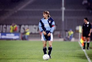 Giuseppe Signori in action for Lazio in April 1995.