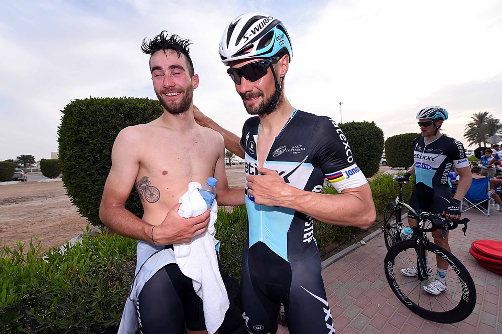 Etixx-QuickStep teammates