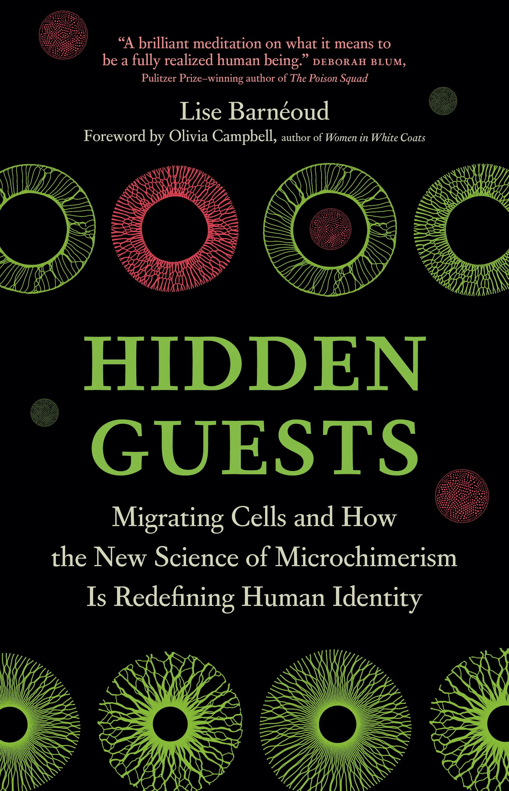 A black book cover with the title "Hidden Guests"