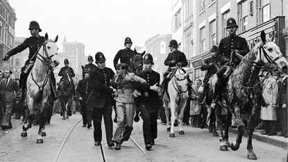 The Battle of Cable Street, 1936.