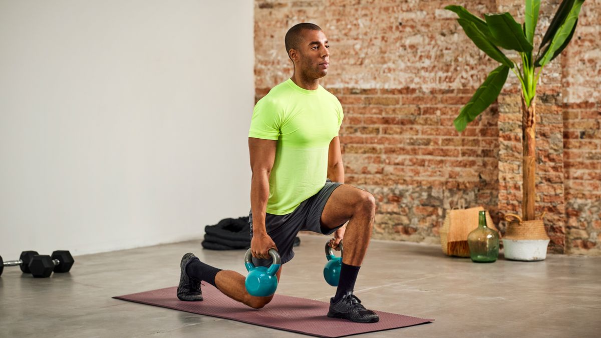 Burn excess body fat and improve strength with this whole body kettlebell workout