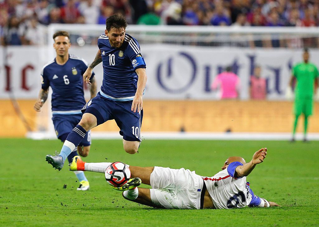 Lionel Messi led Argentina to a 4-0 romp over Team USA