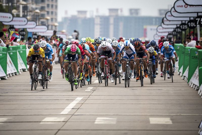 Sacha Modolo opens up his sprint