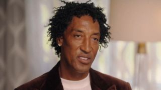 Scottie Pippen during interview