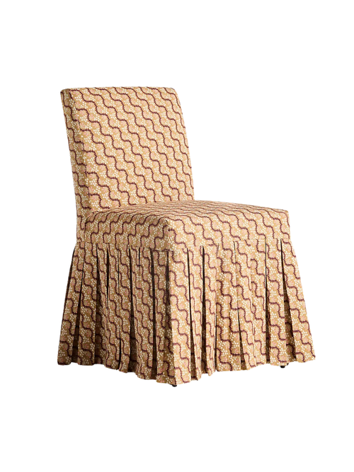 Layla Printed Ruffle Slipcover