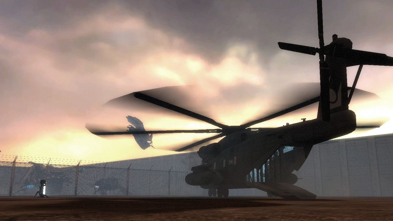 Entropy: Zero 2 - Progenitors screen showing helicopter taking off