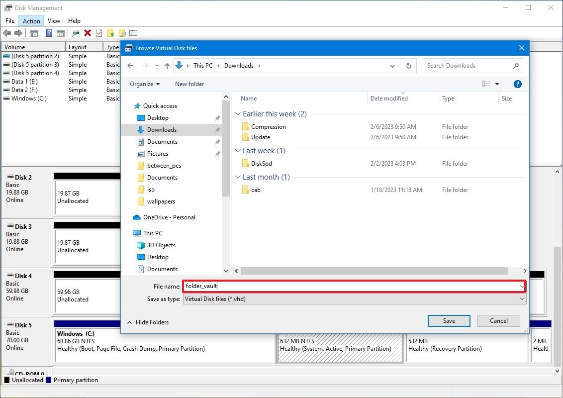 how to password protect a file folder on windows 10