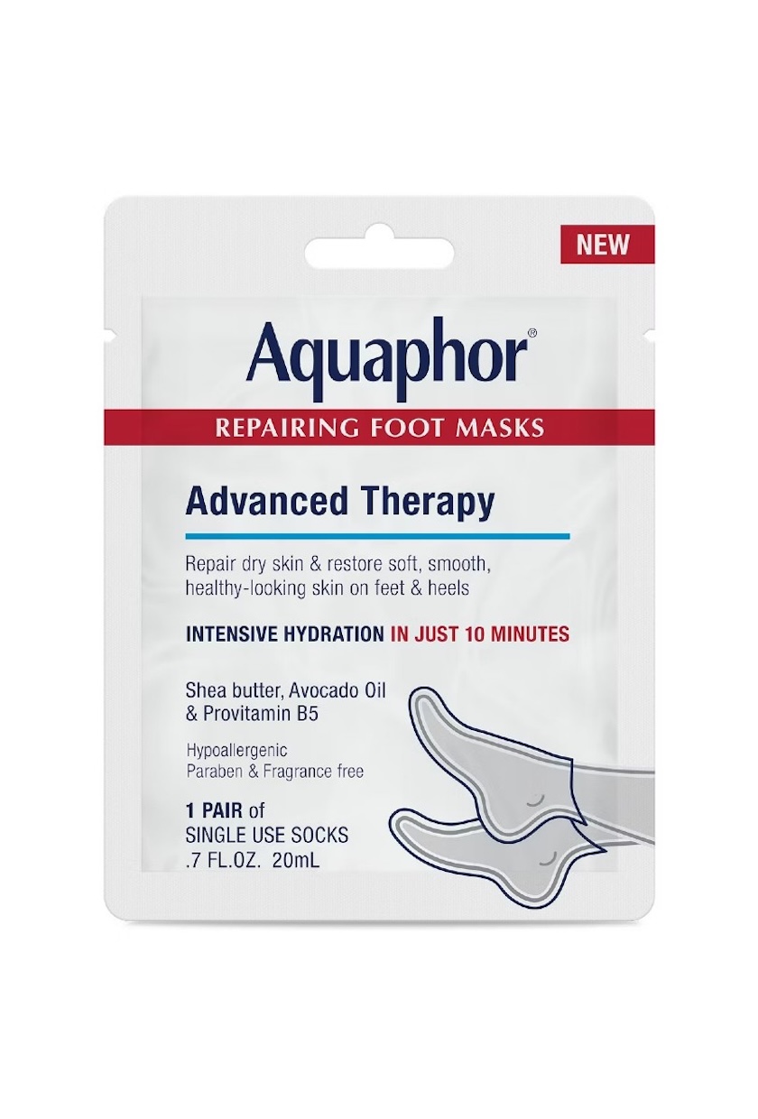 Aquaphor Advanced Therapy Repairing Foot Mask - 0.7 Fl Oz