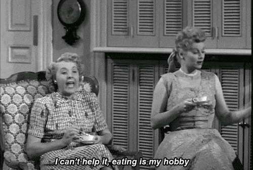 GIF ¦ Woman - Eating is My Hobby