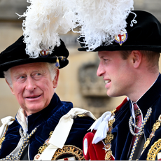 Prince William and King Charles together