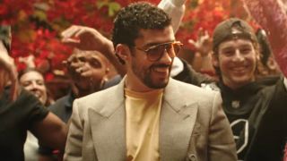 Bad Bunny dancing with people