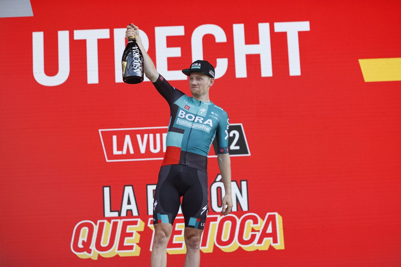 Vuelta Espana 2022 77th edition 2nd stage sHertogenbosch Utrecht 1751 km 20082022 Sam Bennett IRL Bora Hansgrohe photo Luis Angel Gomez GomezSprintCyclingAgency2022