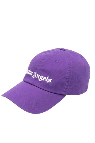 Palm Angels Logo-Embroidered Cotton Cap