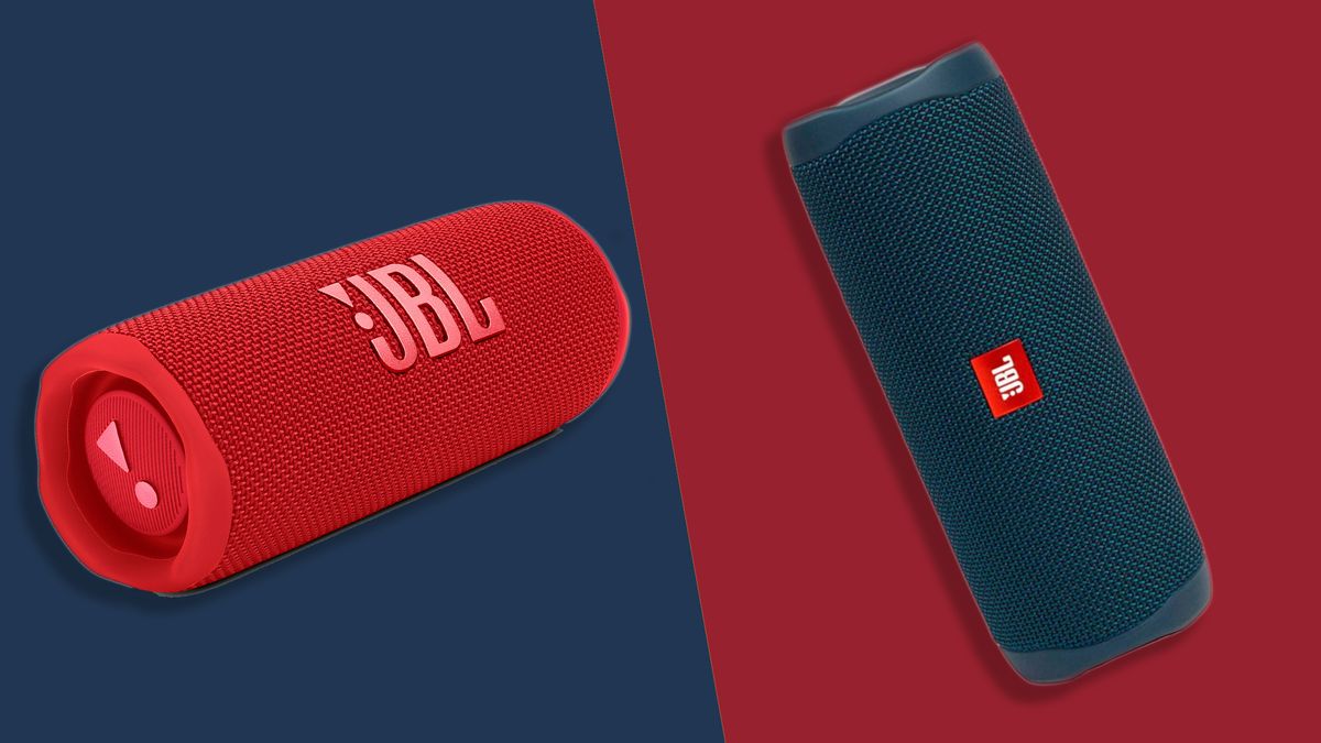 JBL Flip 5 Portable Waterproof Wireless Bluetooth Speaker - Red 