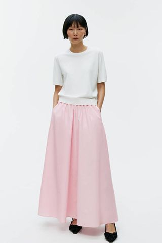 A-Line Cotton Skirt