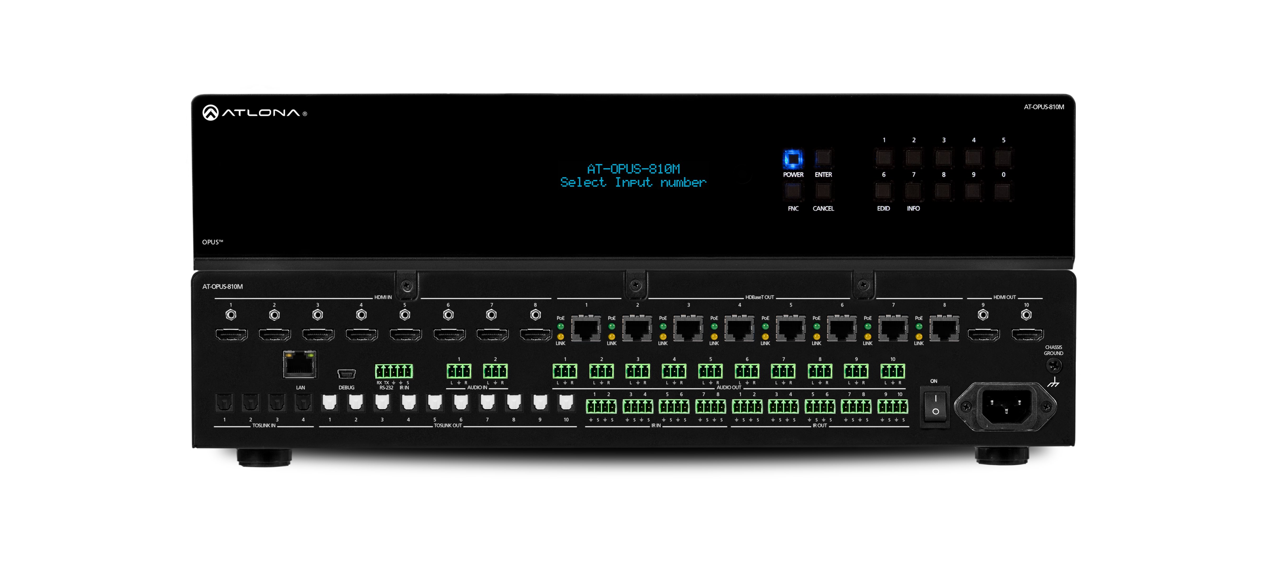 Atlona Unveils Opus Series of 4K HDR Matrix Switchers