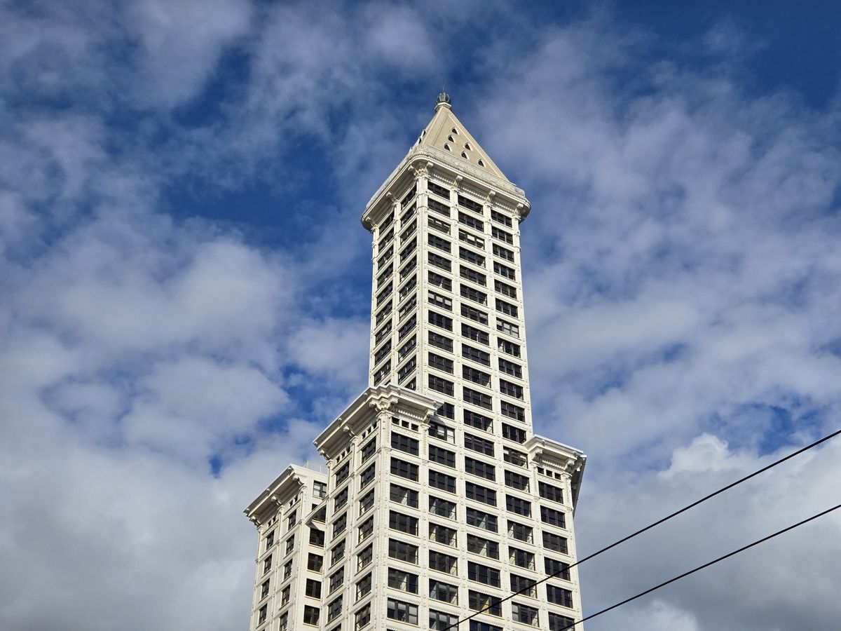 A white building