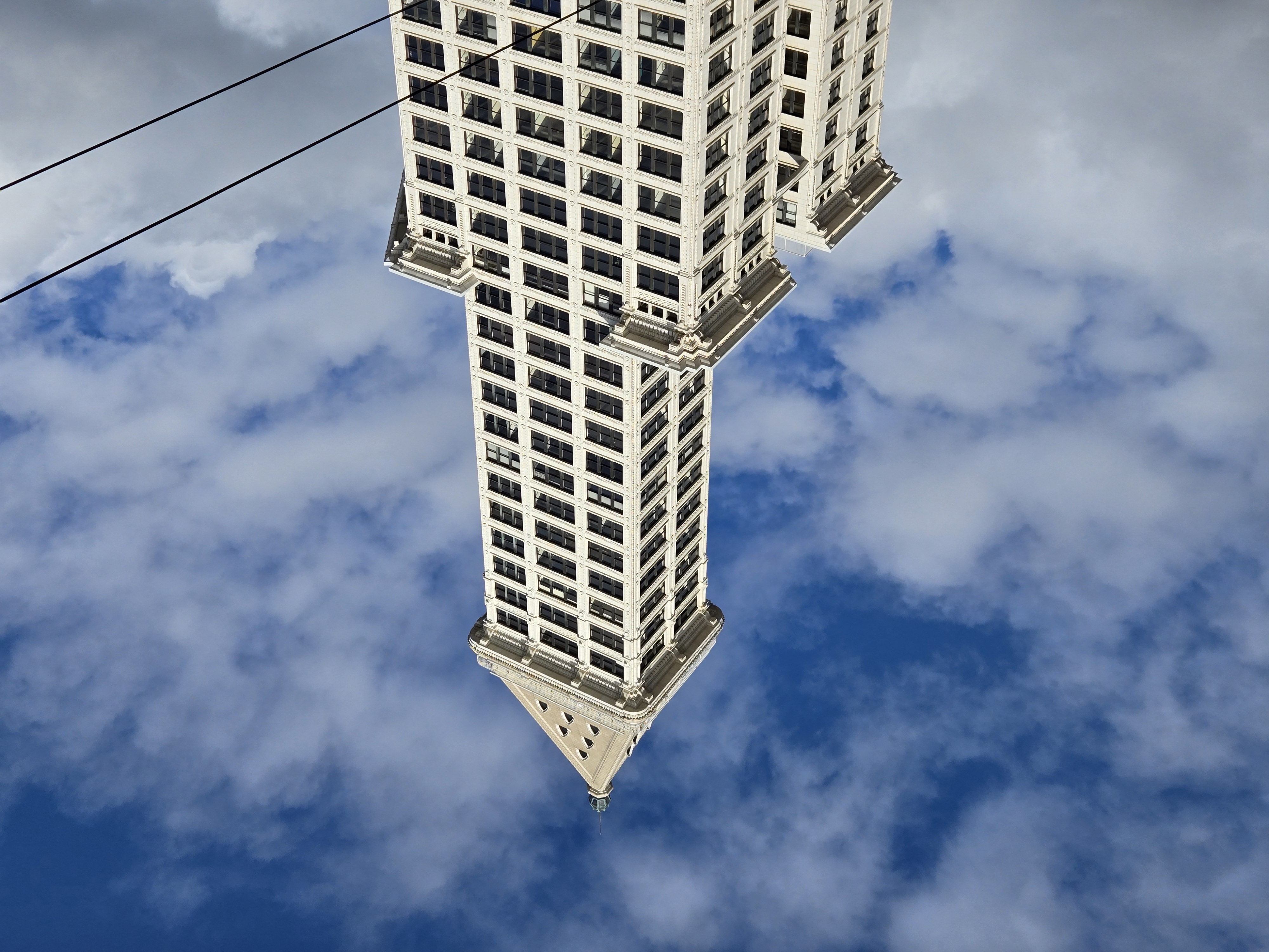 A white building