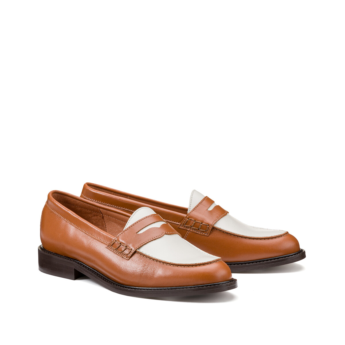 La Redoute, Two-Tone Leather Loafers