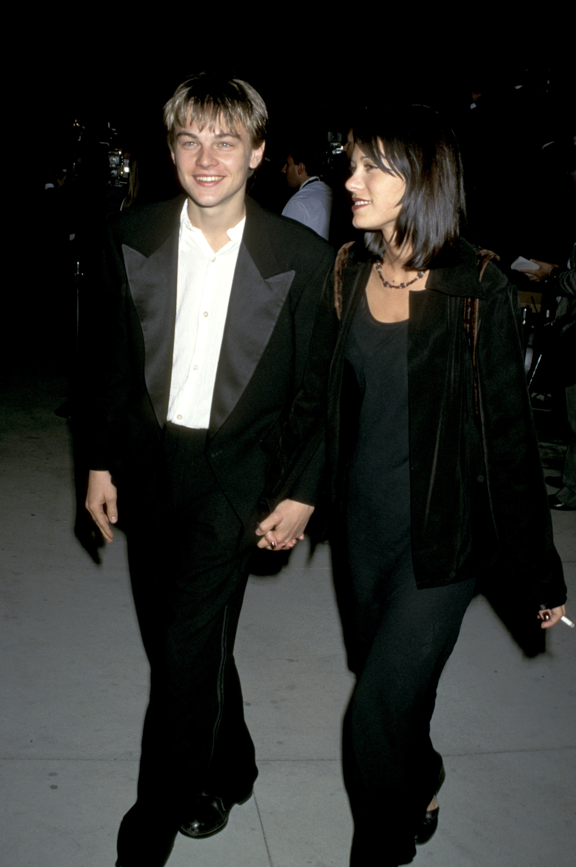 Leonardo DiCaprio &amp;amp; Date (Photo by Jim Smeal/Ron Galella Collection via Getty Images)