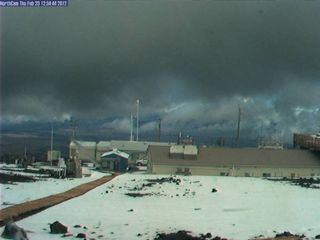 The north webcam on Mauna Kea on Feb. 23, 2012. 