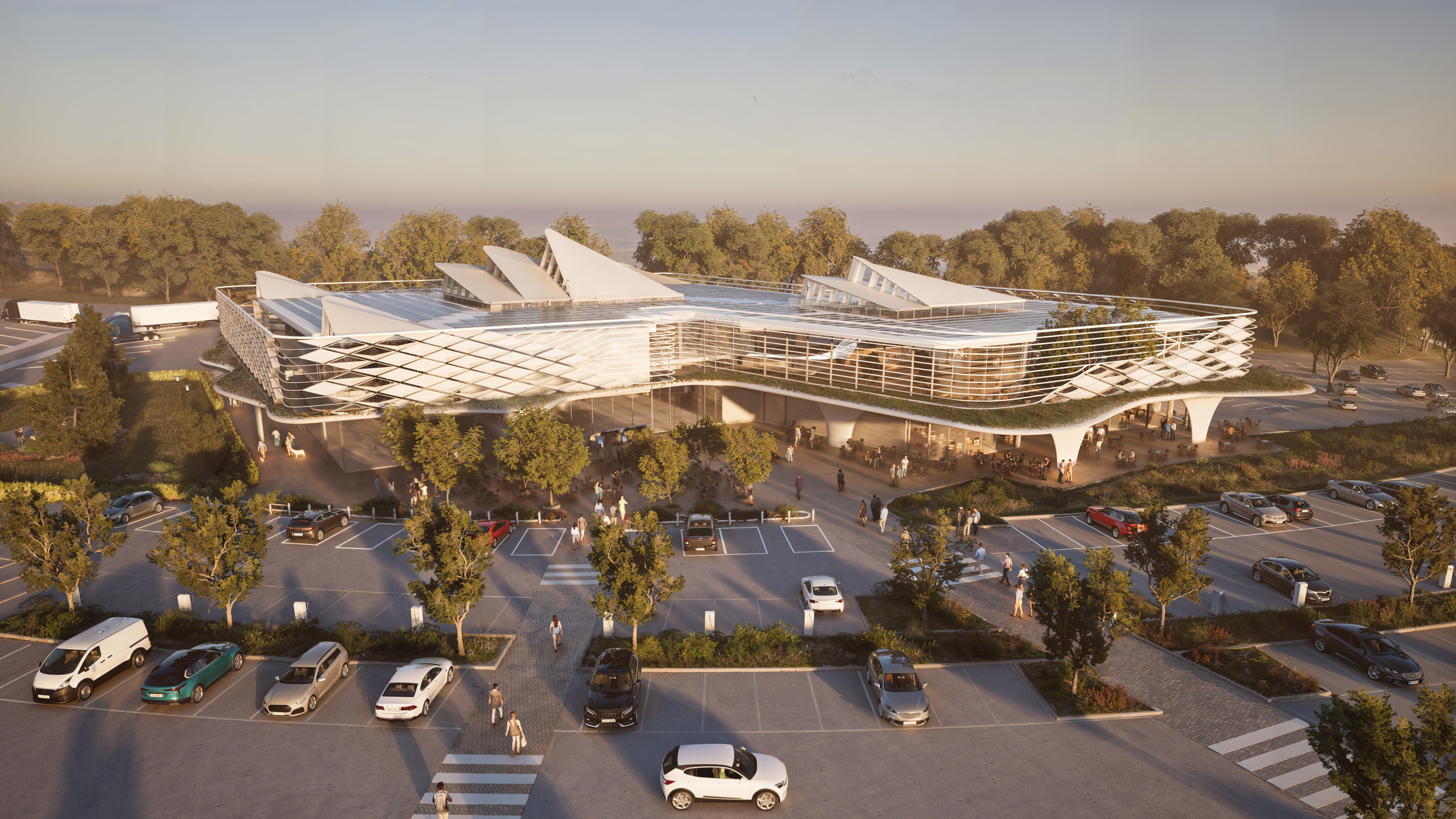 LeShuttle terminal redesign by Hollaway Studio 