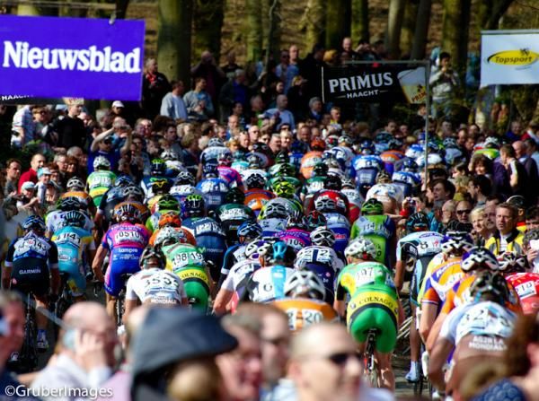 A sea of colour at the 2012 Gent-Wevelgem in Belgium