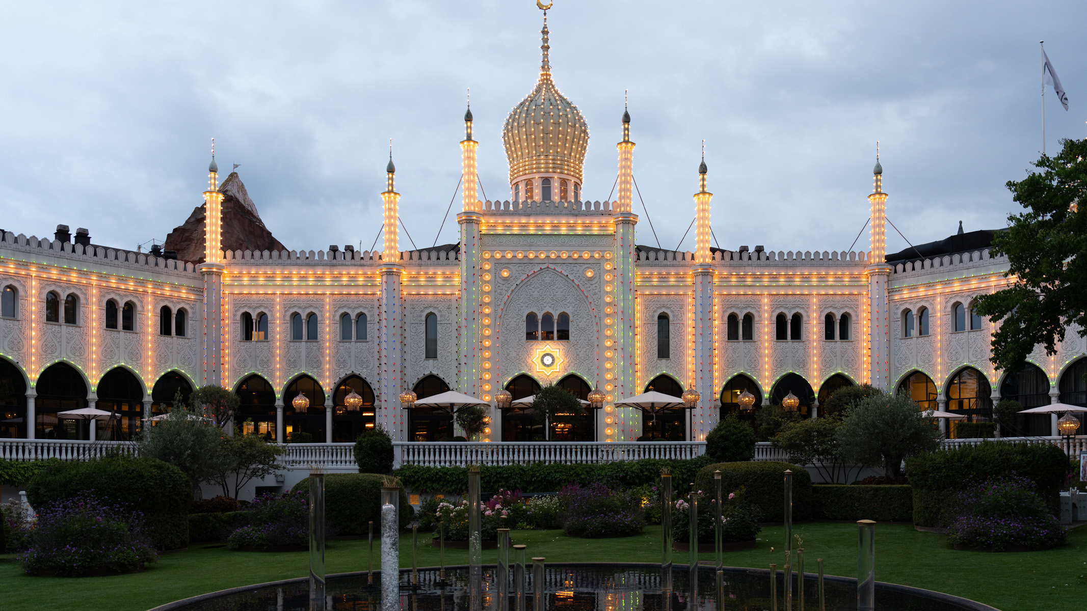 Tivoli Gardens in Copenhagen