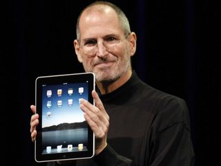 Steve Jobs introduces first iPad