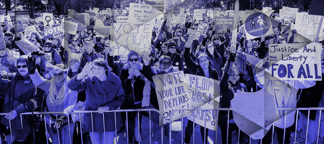 Protesters.