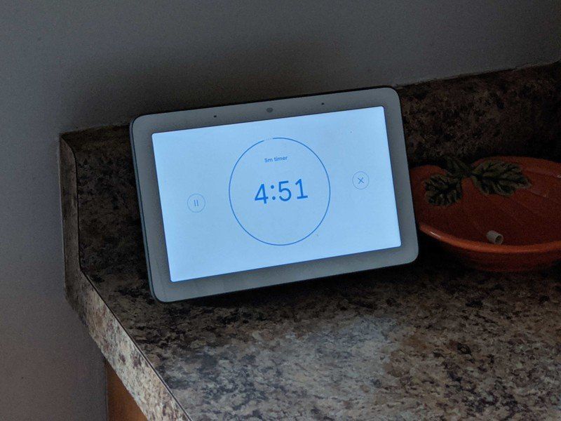 Nest Hub ultrasonic timer close