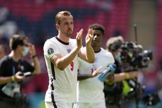 Harry Kane became the first captain to lead England to victory in their opening game at a Euros.