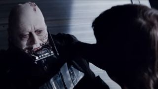Sebastian Shaw and Mark Hamill in Star Wars: Episode VI - Return Of The Jedi