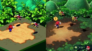 Super Mario RPG comparison