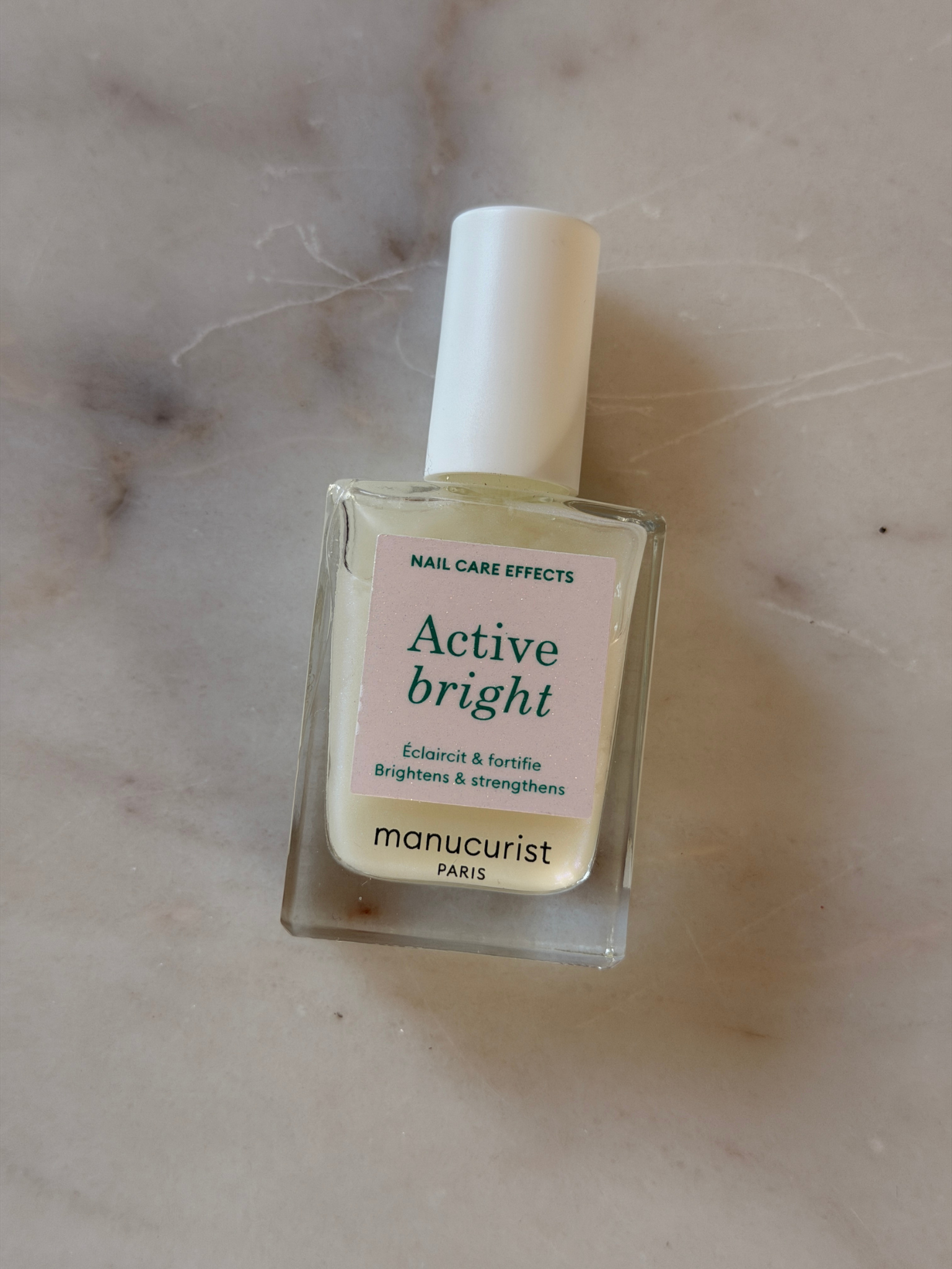 A bottle of Manucurist Active Bright