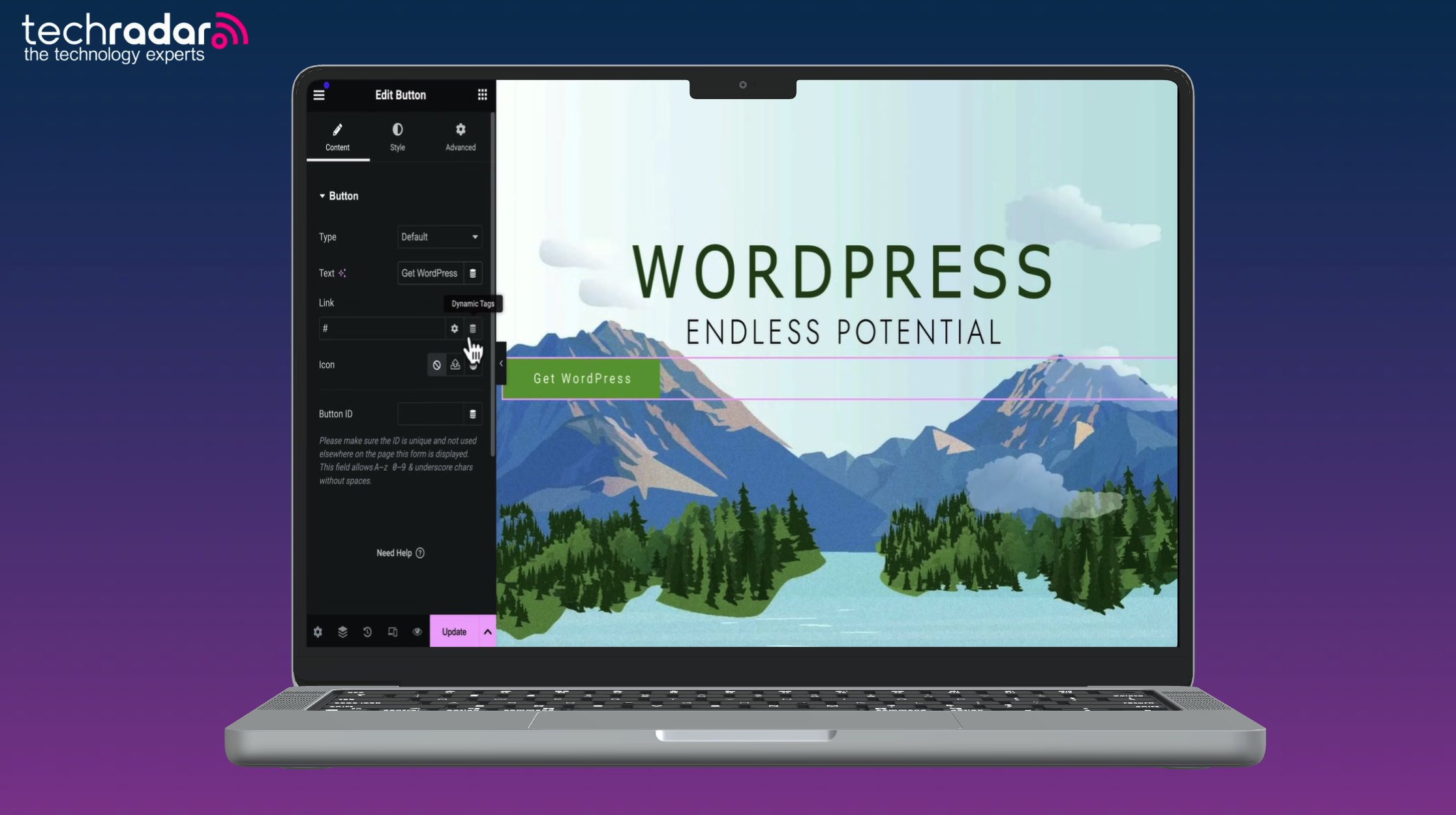 Hostinger website builder being used on mac