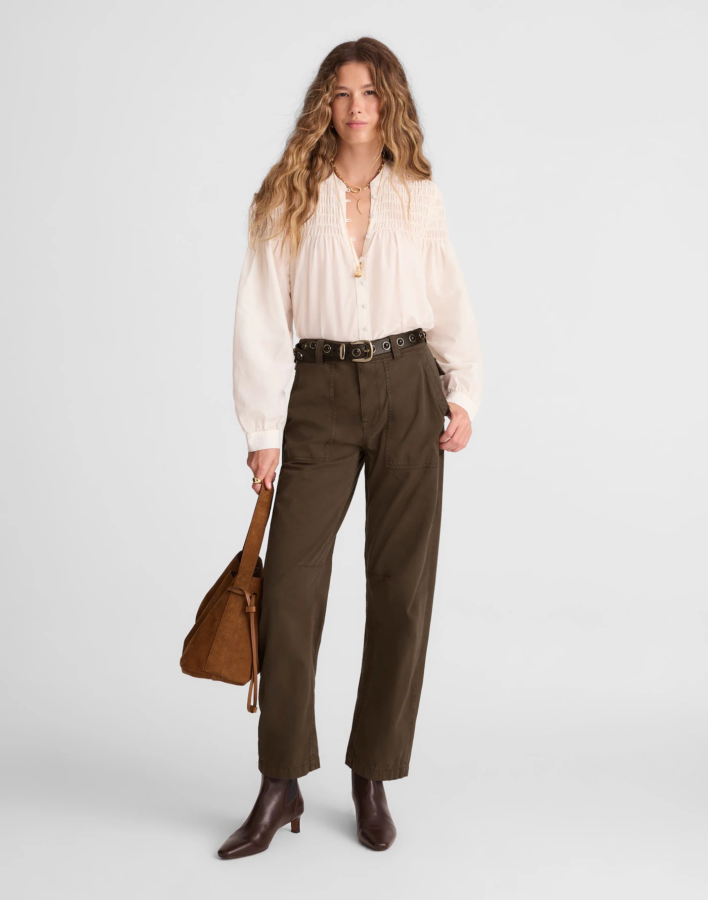 madewell, Darted Barrel-Leg Pants