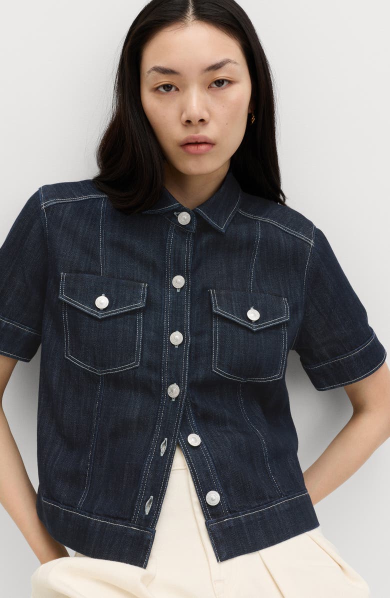 Denim Short Sleeve Shirt