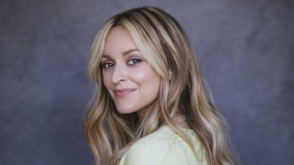 head shot of Fearne Cotton on a grey backdrop