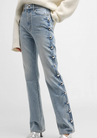 Khaite Danielle Studded Jeans, $680 (£541) | Neiman Marcus