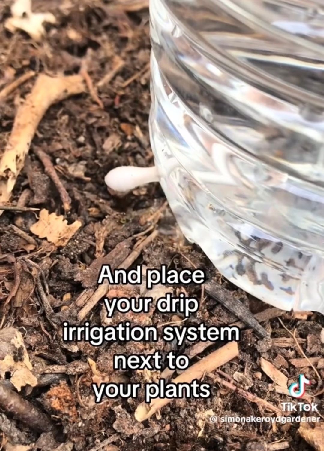 screenshot of irrigation hack watering soil