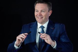 LYON, FRANCE - FEBRUARY 18: David Lappartient of Team France during the General Assembly For The 2030 Olympic And Paralympic Games at Groupama Stadium, Tuesday February 18 2025, Lyon, France. (Photo by Michel Cottin/Agence Zoom/Getty Images)