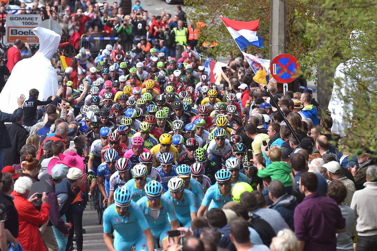 Plenty of fans on the C&ocirc;te de Stockeu for the race today