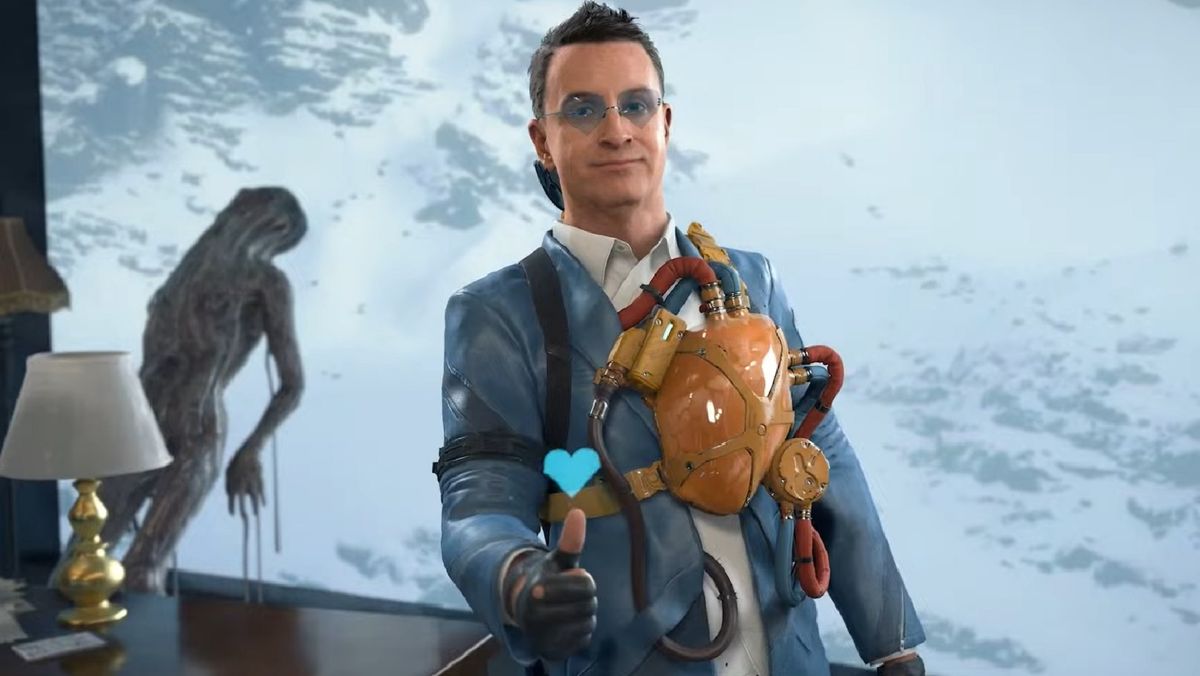 Hideo Kojima presents 8 minutes of new cutscenes from Death Stranding 2, including no less than 2 musical numbers with the little doll man, whose name is “Dollman”.