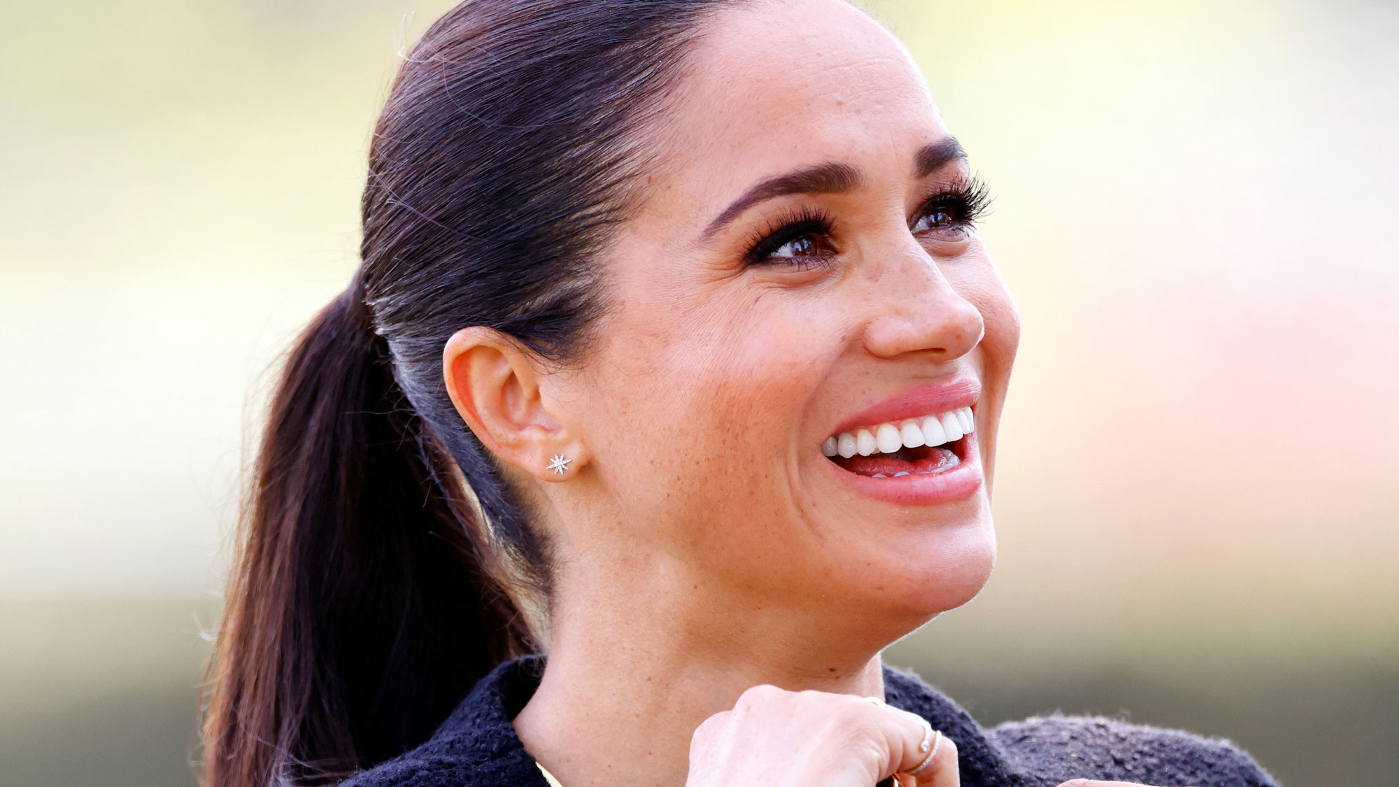 Meghan Markle smiling