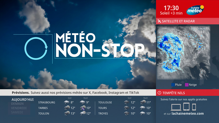 La Cha&icirc;ne M&eacute;t&eacute;o weather service in France
