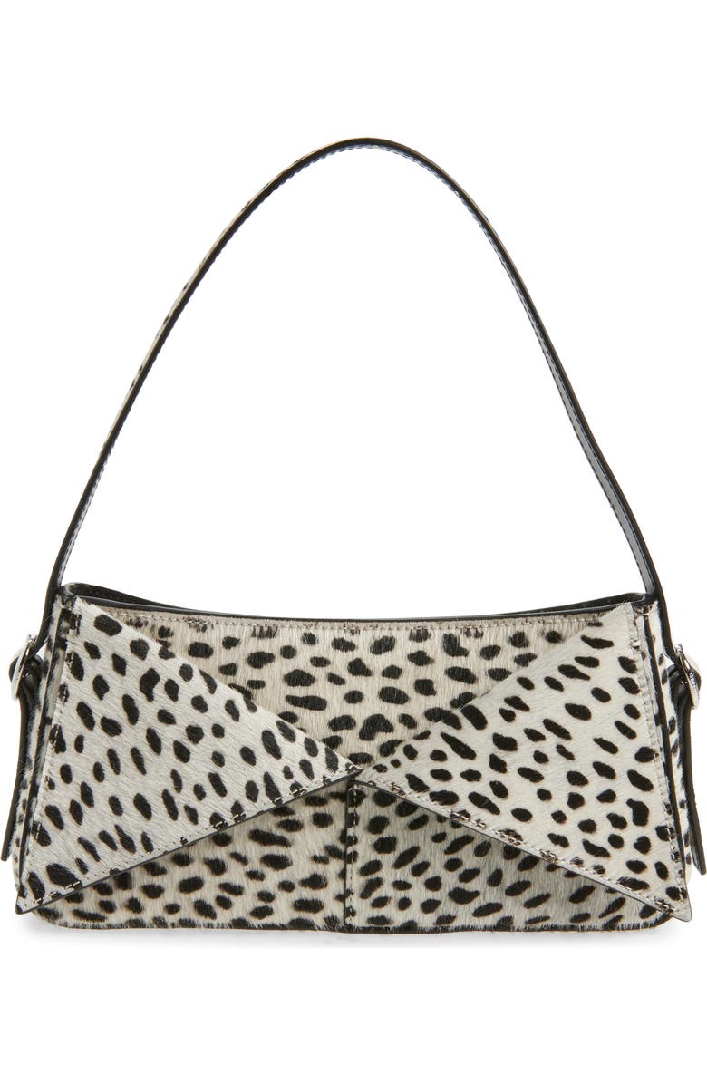 Belt Genuine Calf Hair Baguette Bag