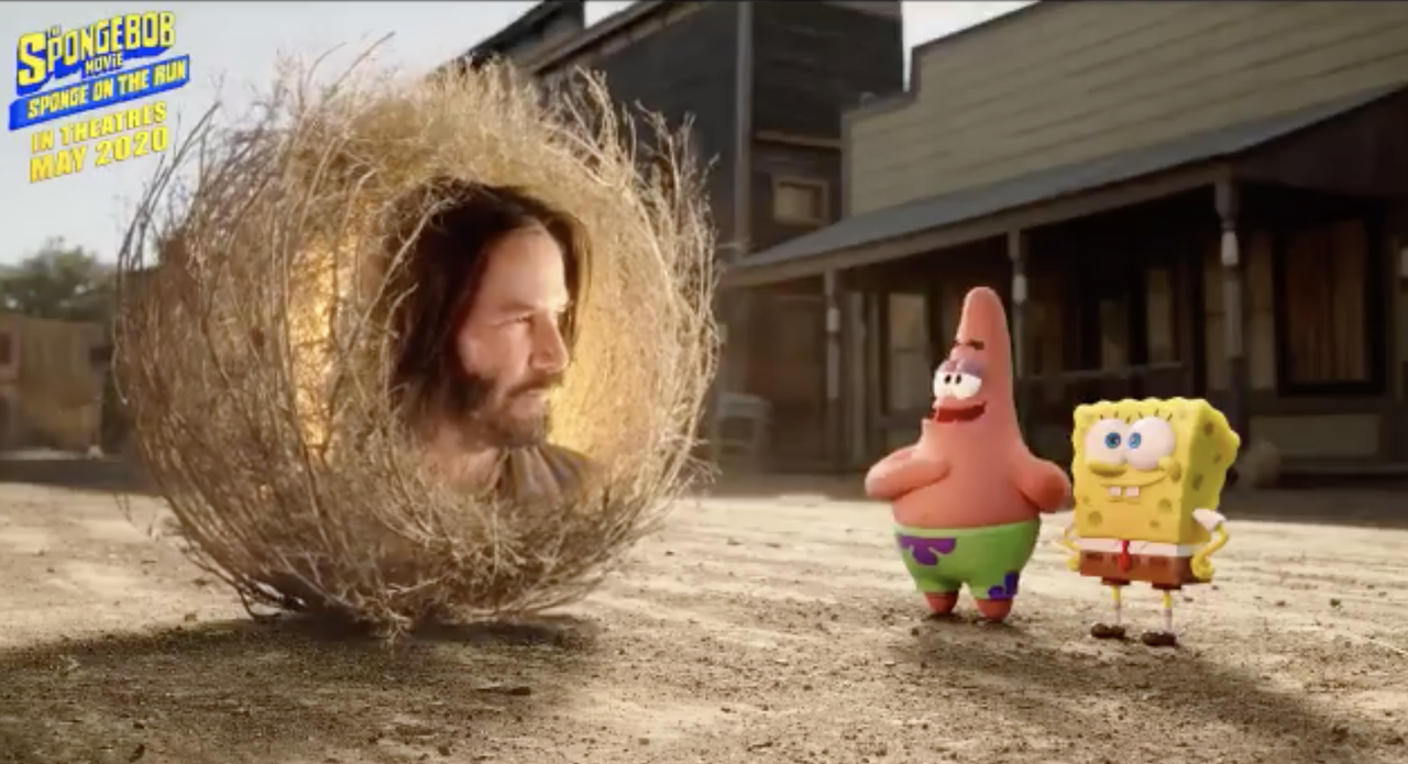 Keanu Reeves Spongebob Movie.